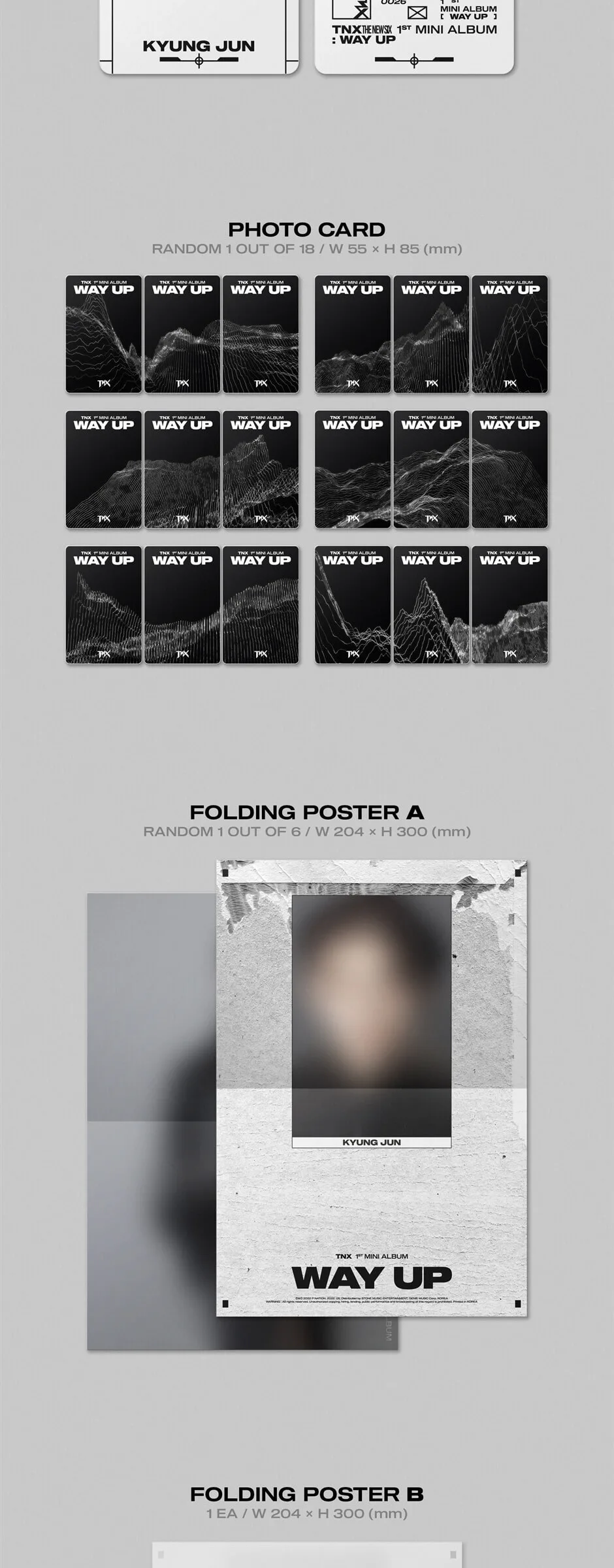 TNX – 1st Mini Album: WAY UP Detail