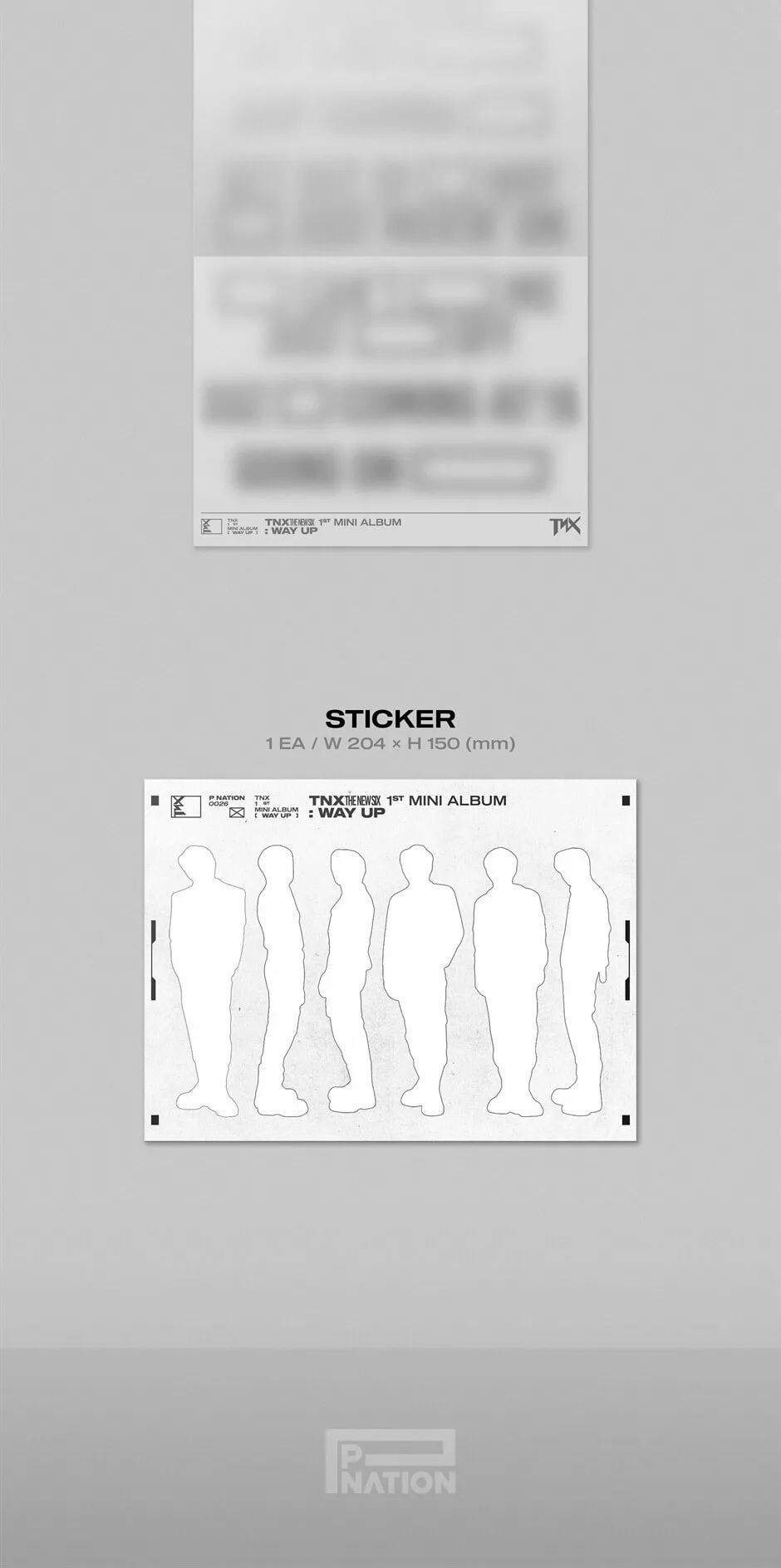 TNX – 1st Mini Album: WAY UP Detail