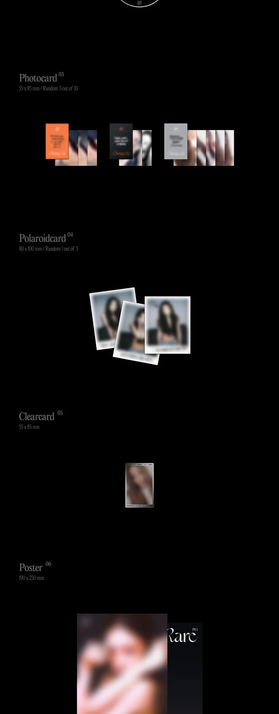 Chung Ha – 2nd Studio Album: Bare&Rare Pt.1 Detail