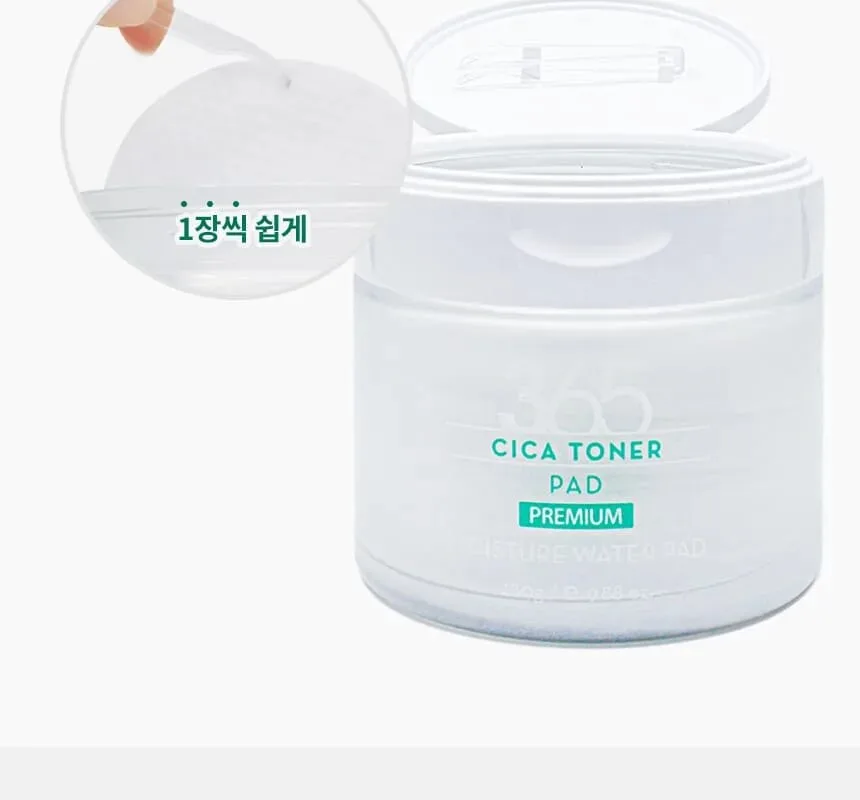 3W CLINIC 365 Days Cica Toner Pad 70p 280g Detail