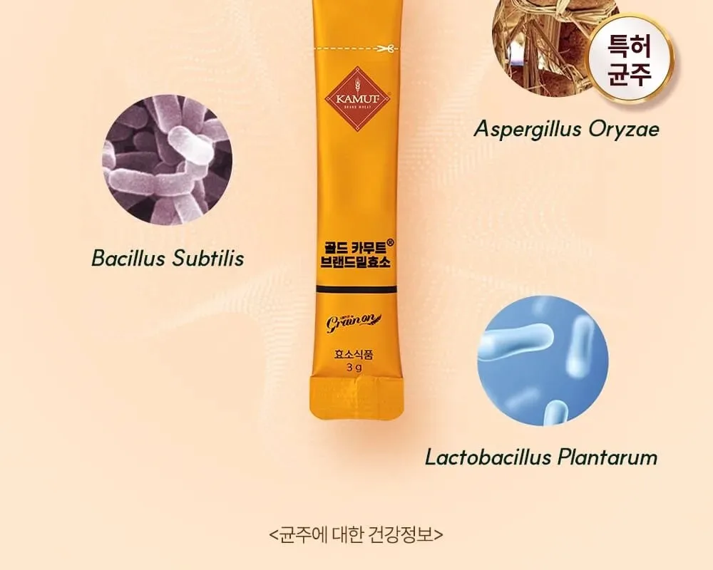 Grain on Gold Kamut Brand Wheat Enzyme, 90g Detail