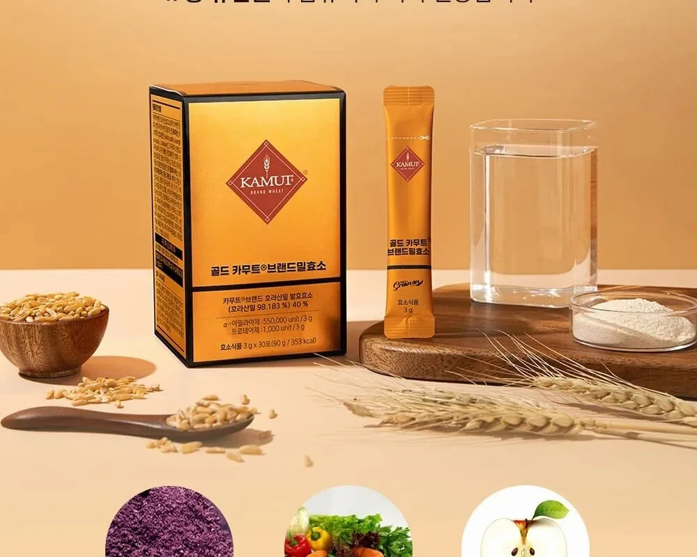Grain on Gold Kamut Brand Wheat Enzyme, 90g Detail