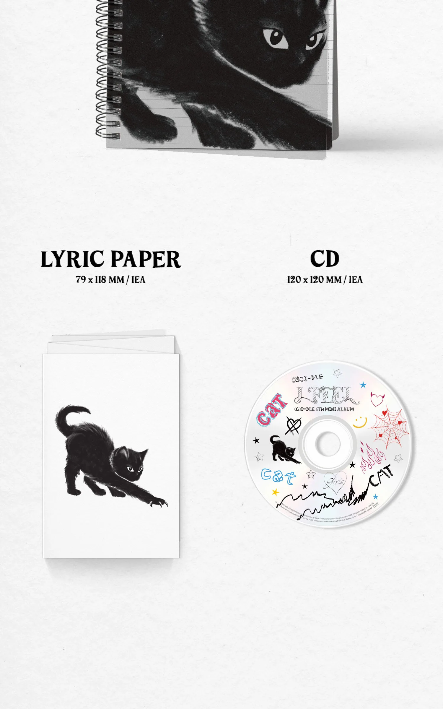 (G)I-DLE 6th Mini Album [I feel](Random delivery) Detail