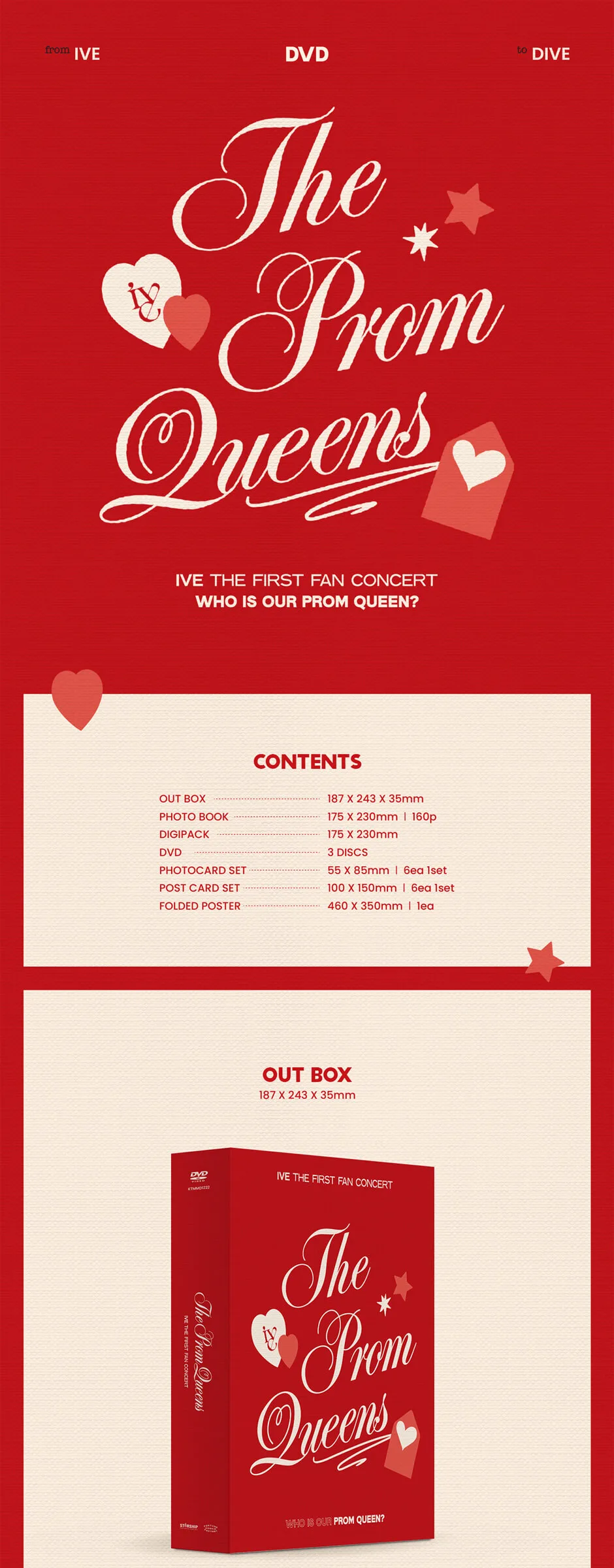 IVE – IVE THE FIRST FAN CONCERT [The Prom Queens] DVD Detail
