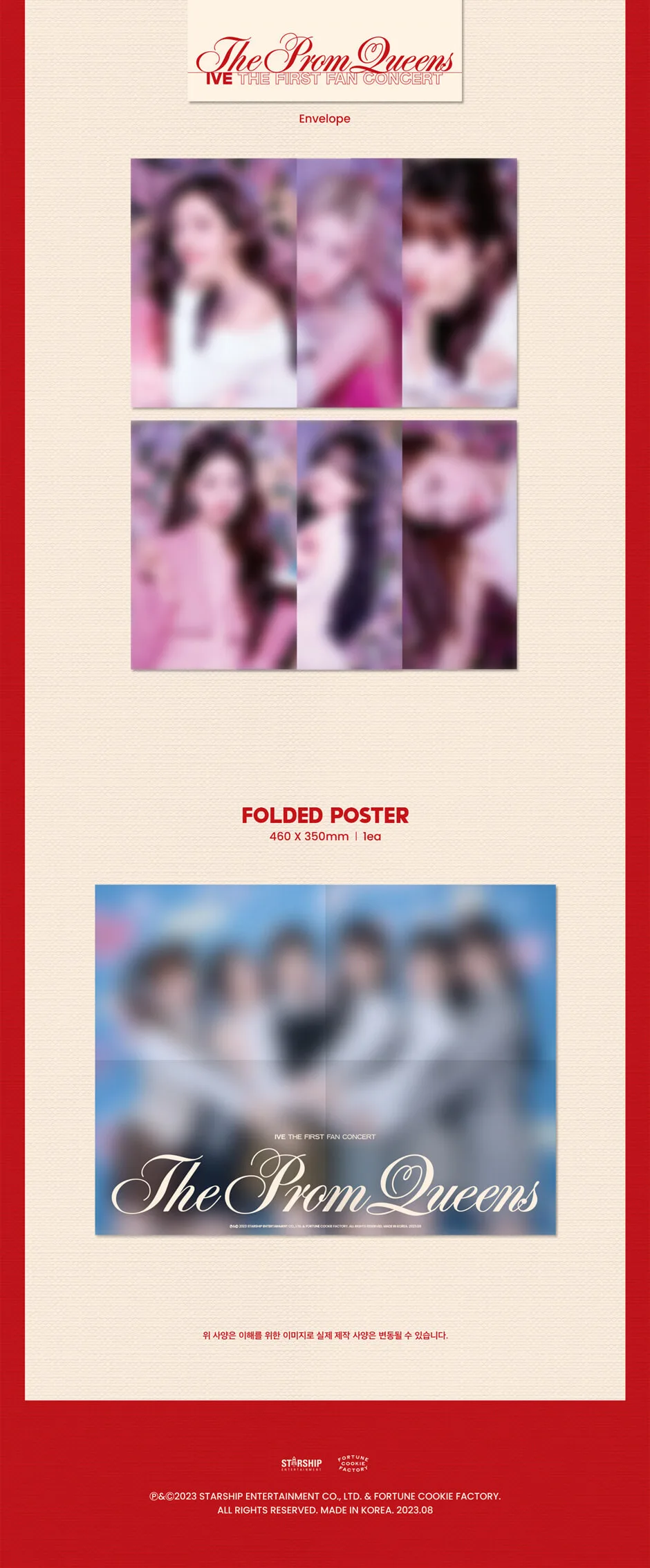 IVE – IVE THE FIRST FAN CONCERT [The Prom Queens] DVD Detail