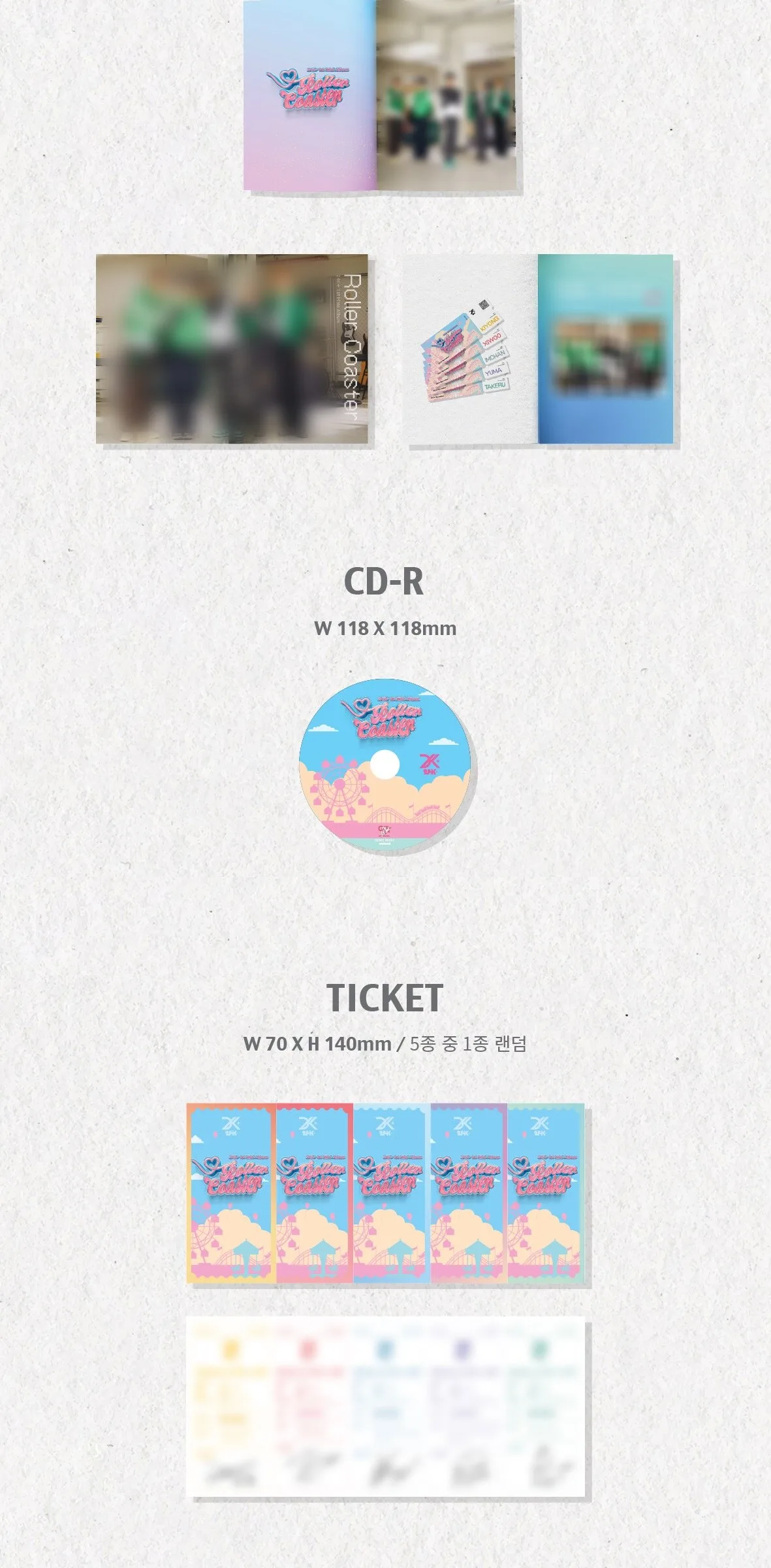 24K+ – Roller Coaster : 1st Mini Album Detail