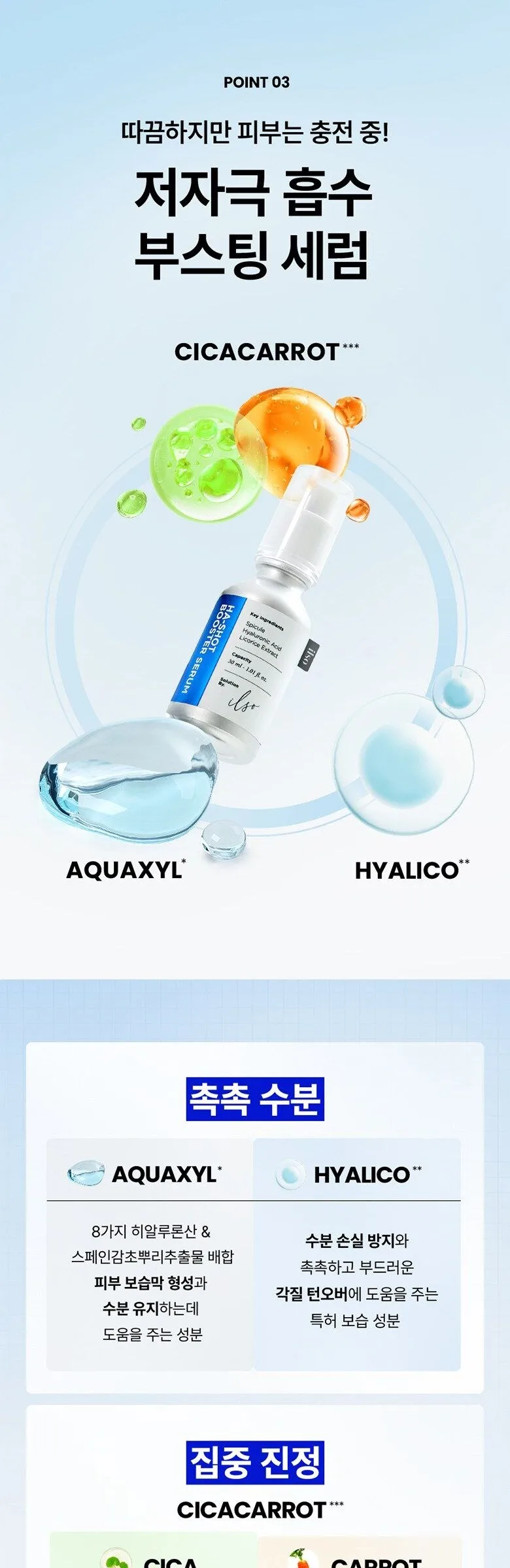 ILSO H-A Shot Booster Serum 30ml Detail