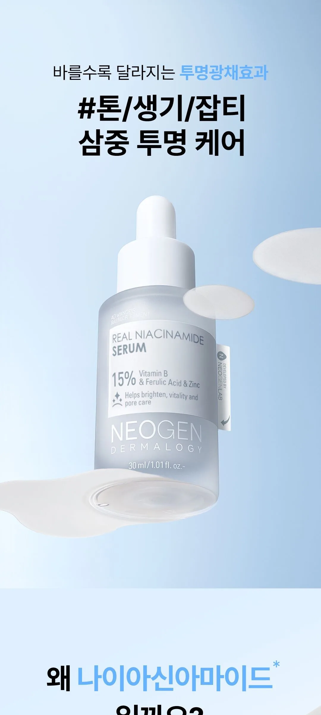 NEOGEN Dermalogy Real Niacinamide 15% Serum 30ml Detail