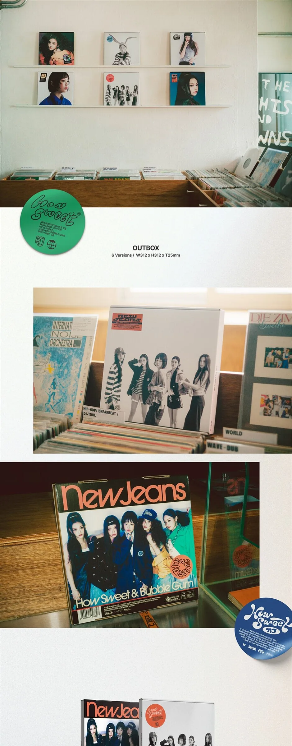 NewJeans – How Sweet [Standard ver.][6 types SET] Detail