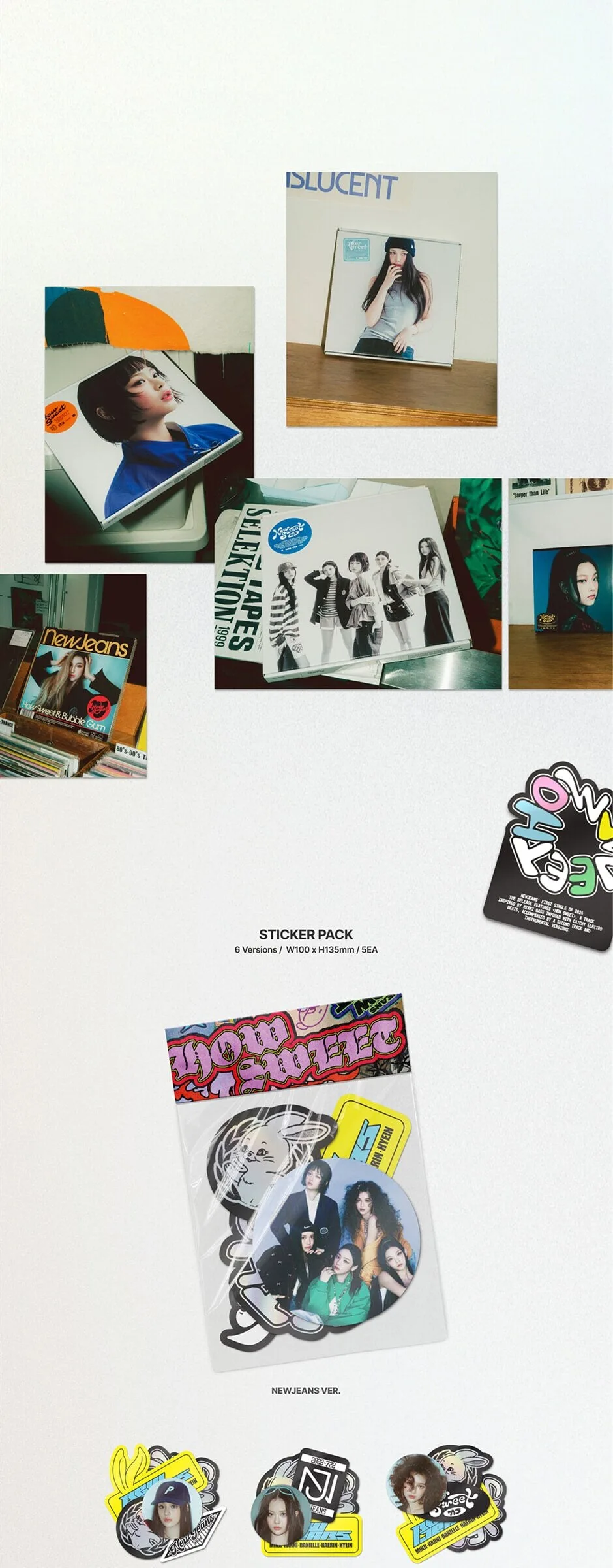 NewJeans – How Sweet [Standard ver.][6 types SET] Detail