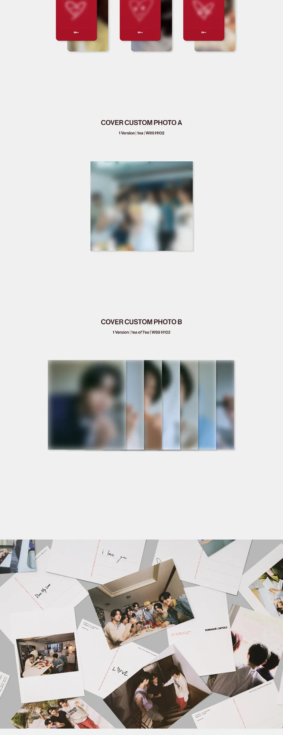 ENHYPEN – ROMANCE : UNTOLD [ENGENE ver.] [1 out of 7 randomly sent] Detail