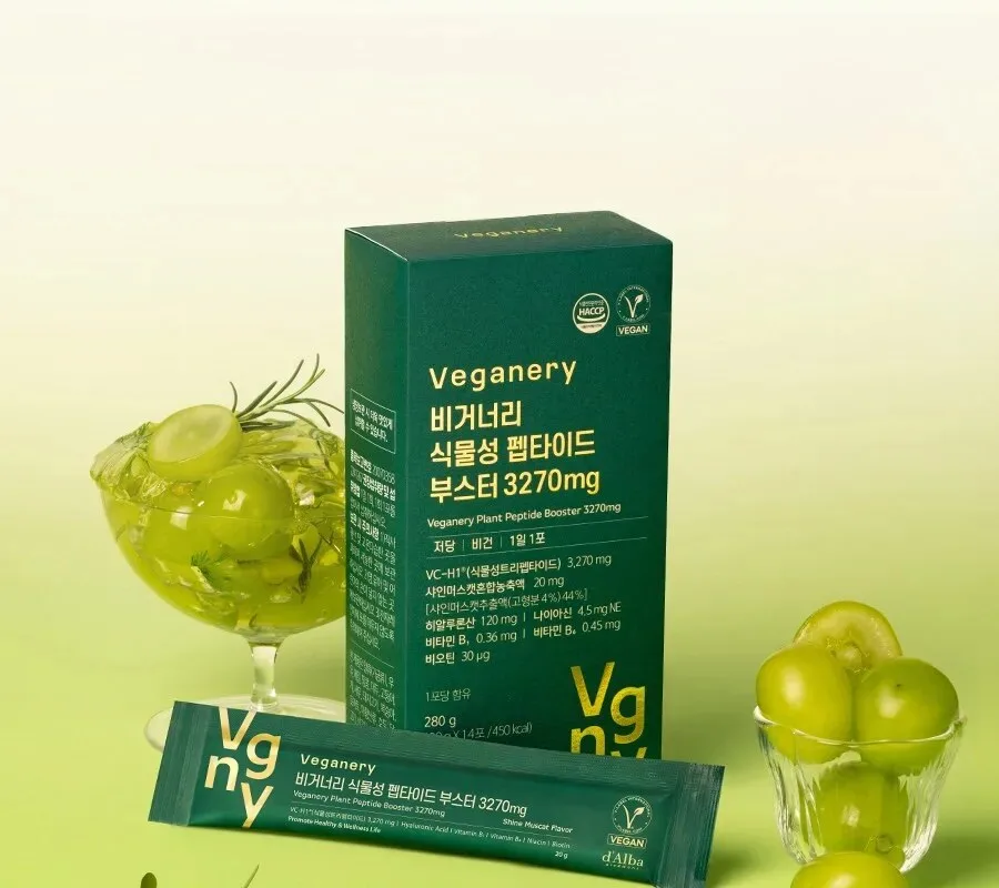 d’Alba Veganery Plant Peptide Booster 3270mg 20g x 7 sticks Detail