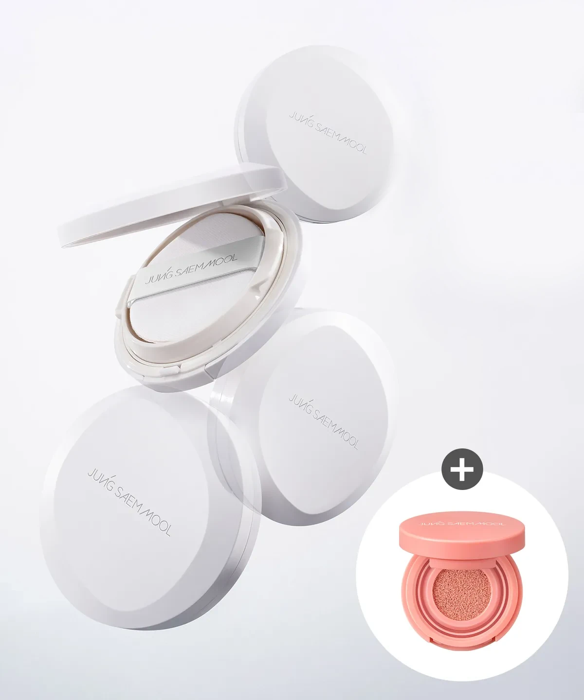 JUNG SAEM MOOL Pro-Lasting Flawless Fit Mesh Cushion with Mini Blush Gift - Image 2