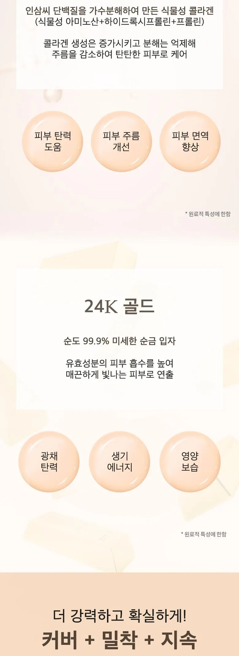3W CLINIC Collagen & Luxury Gold Intensive Serum Foundation 40g Detail