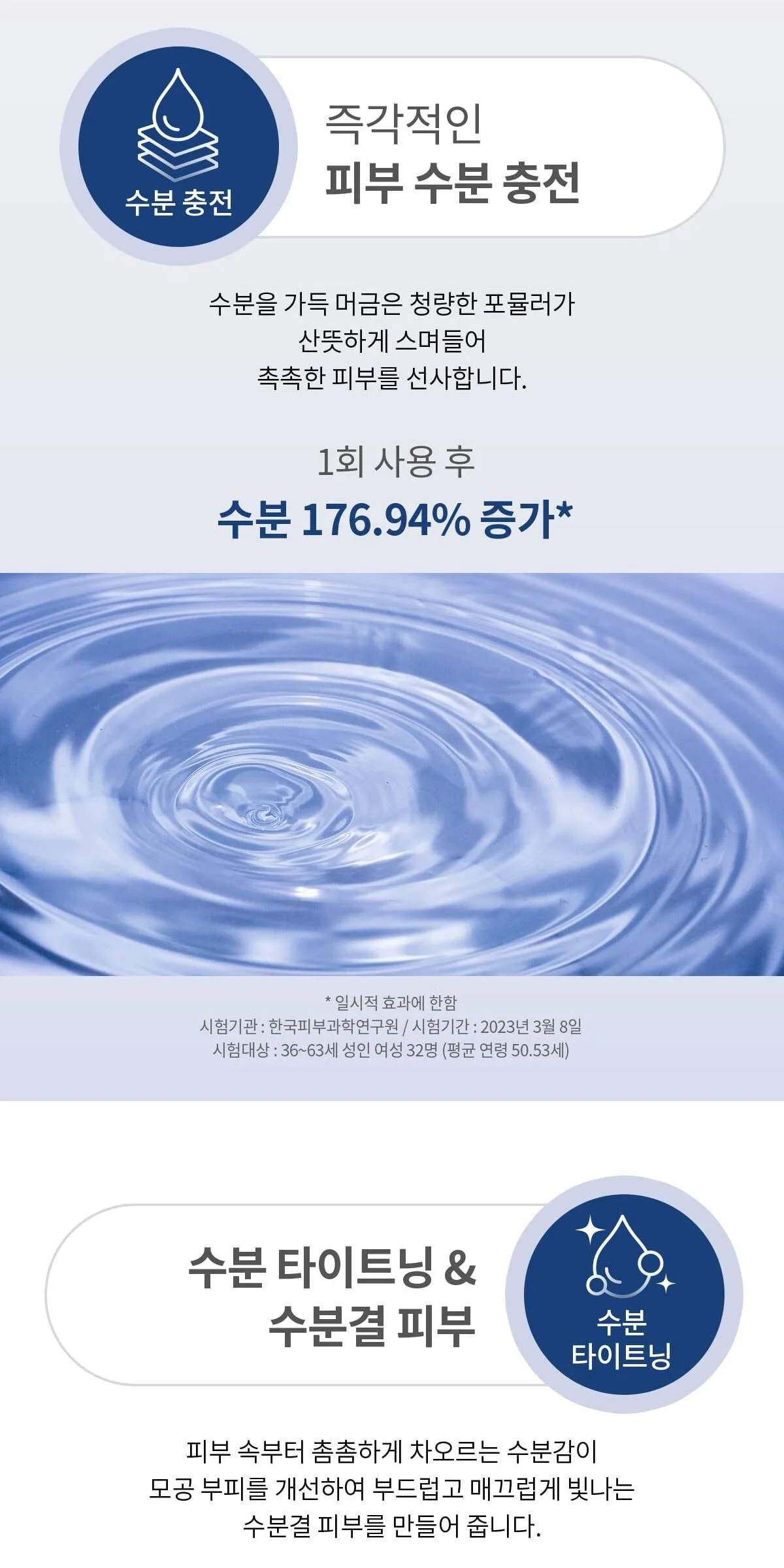 SU:M37 Water-Full Toner & Emulsion Set Detail