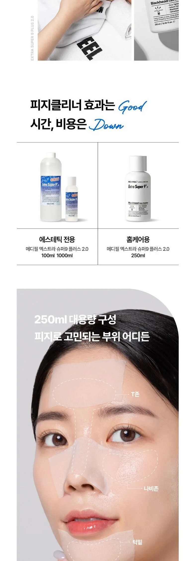 MEDIPEEL Extra Super 9 Plus 2.0 Blackhead Care Solution 250ml Detail