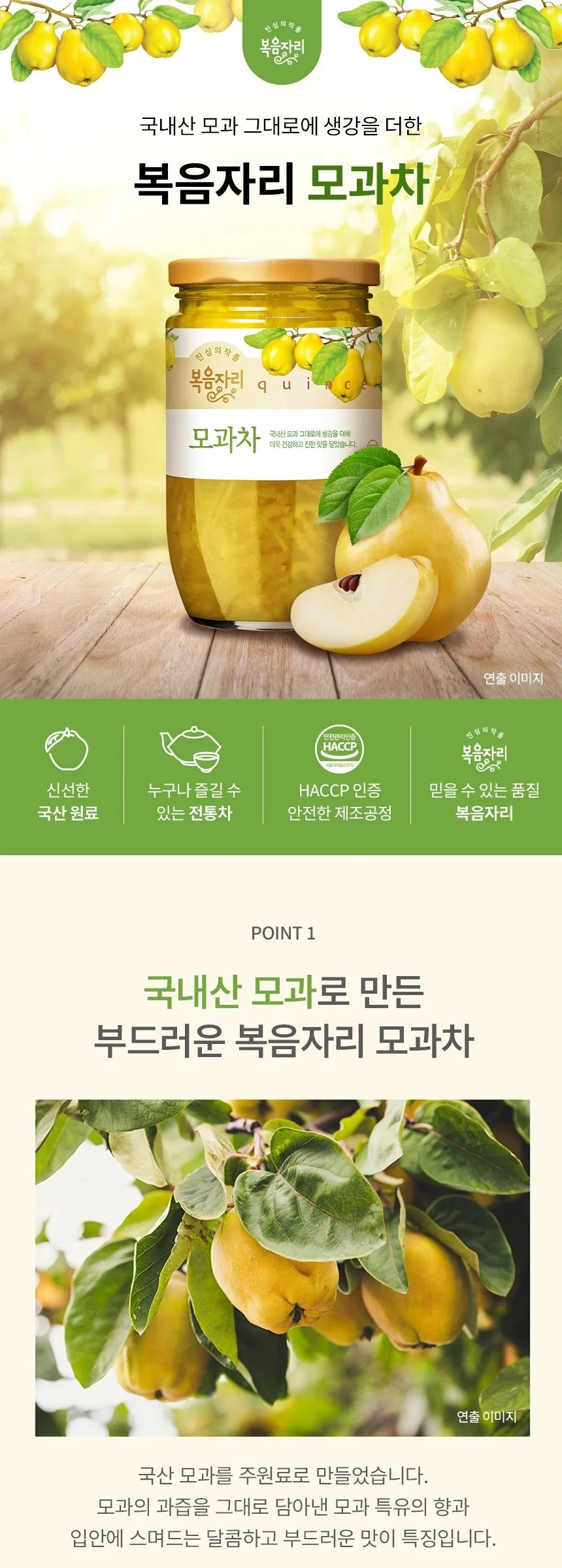 Bokumjari Quince Tea 480g Detail
