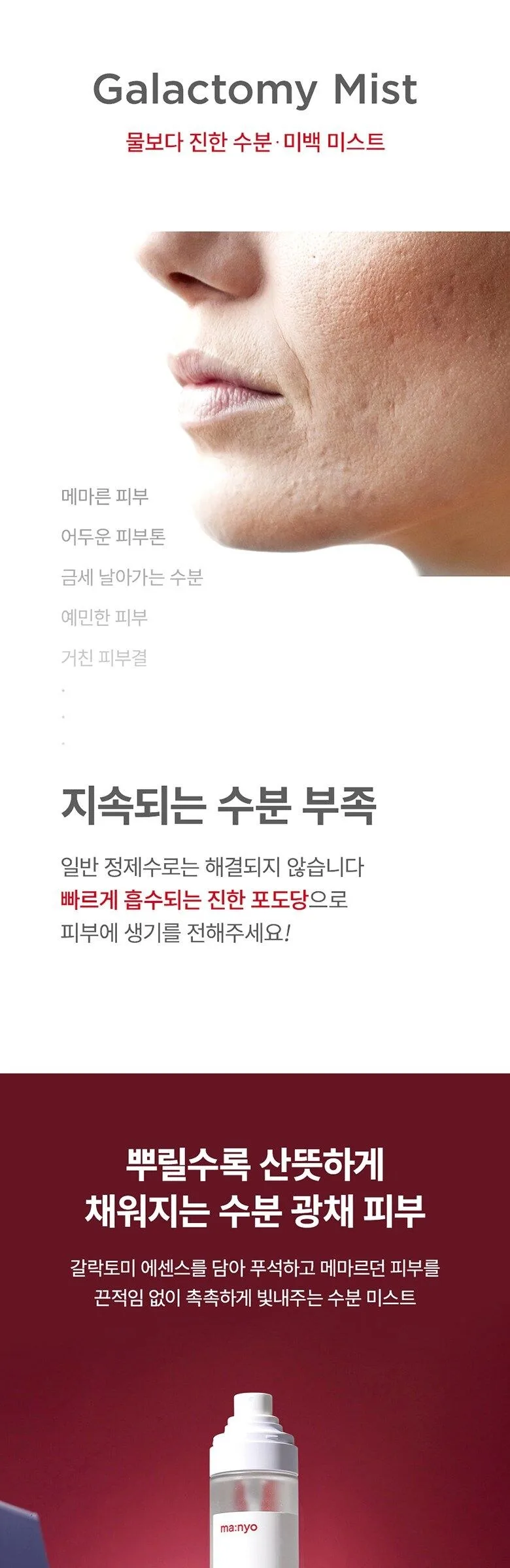 ma:nyo Galactomy Essence Mist 120ml Detail