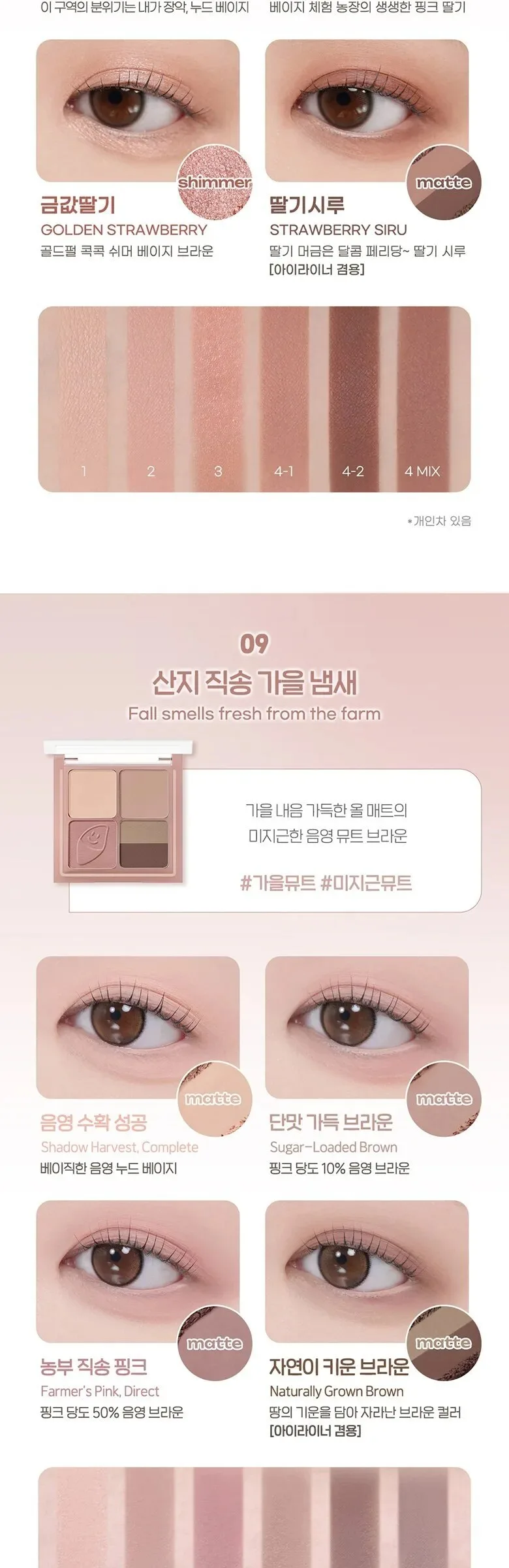 peripera Ink Pocket Shadow Palette Detail