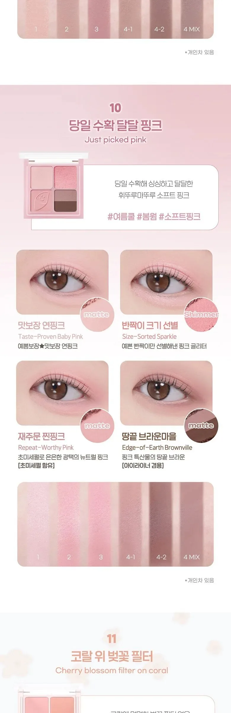peripera Ink Pocket Shadow Palette Detail