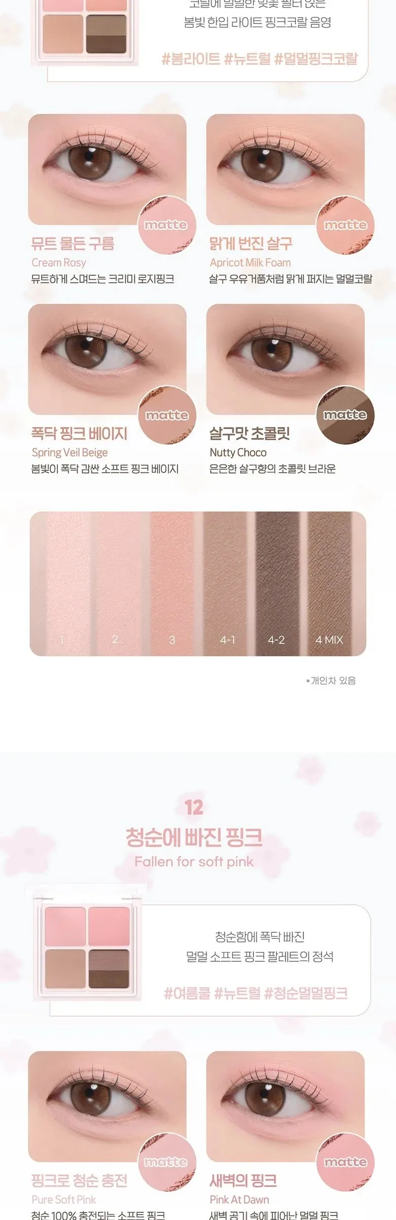 peripera Ink Pocket Shadow Palette Detail