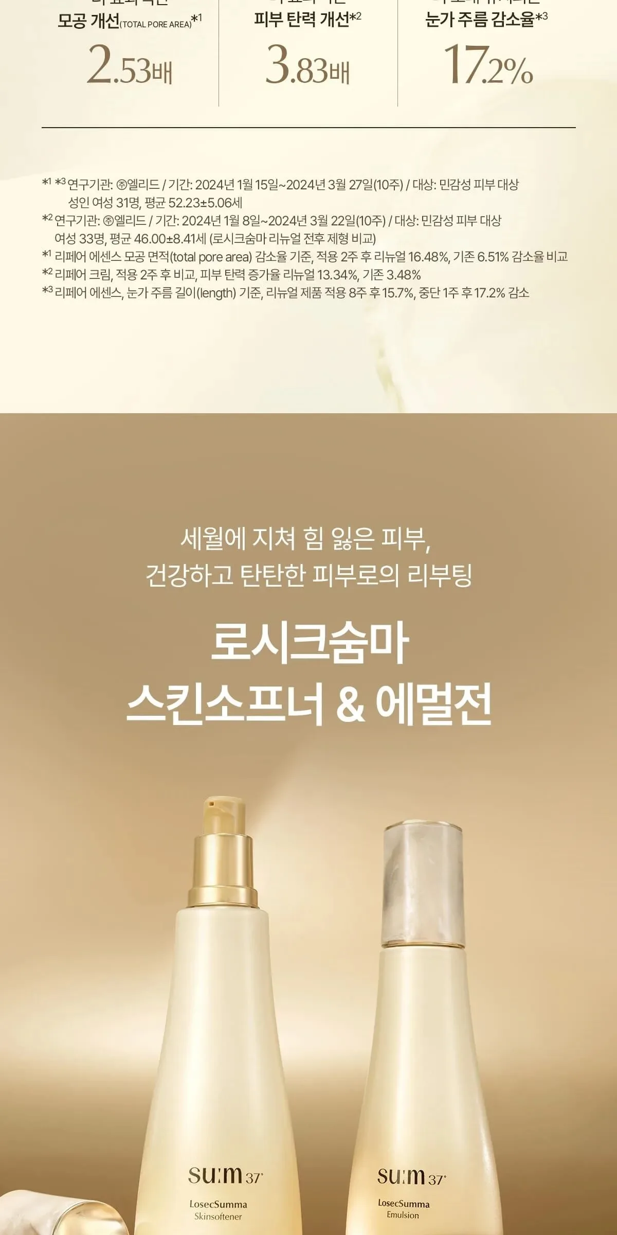 SU:M37 LosecSumma emulsion 130ml Detail