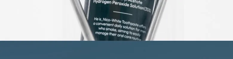 He is Nicowhite Smokers Toothpaste 100g – Whitening & Nicotine Stain Removal Detail