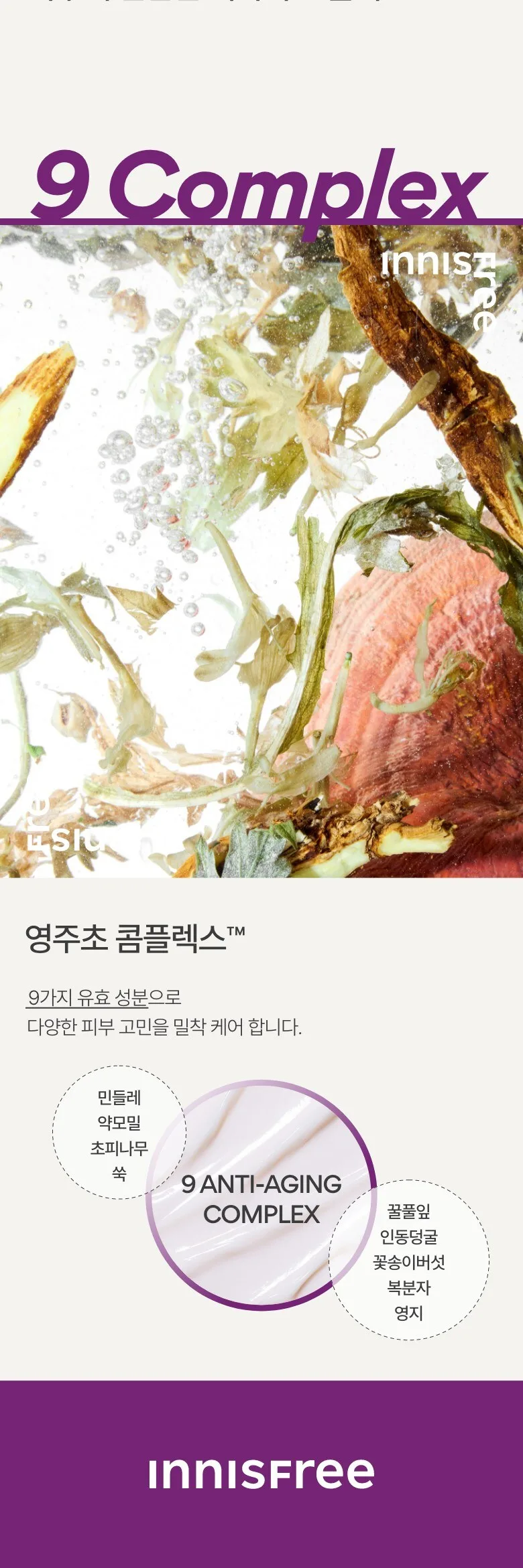 INNISFREE Perfect 9 Intensive Cream 60ml Detail