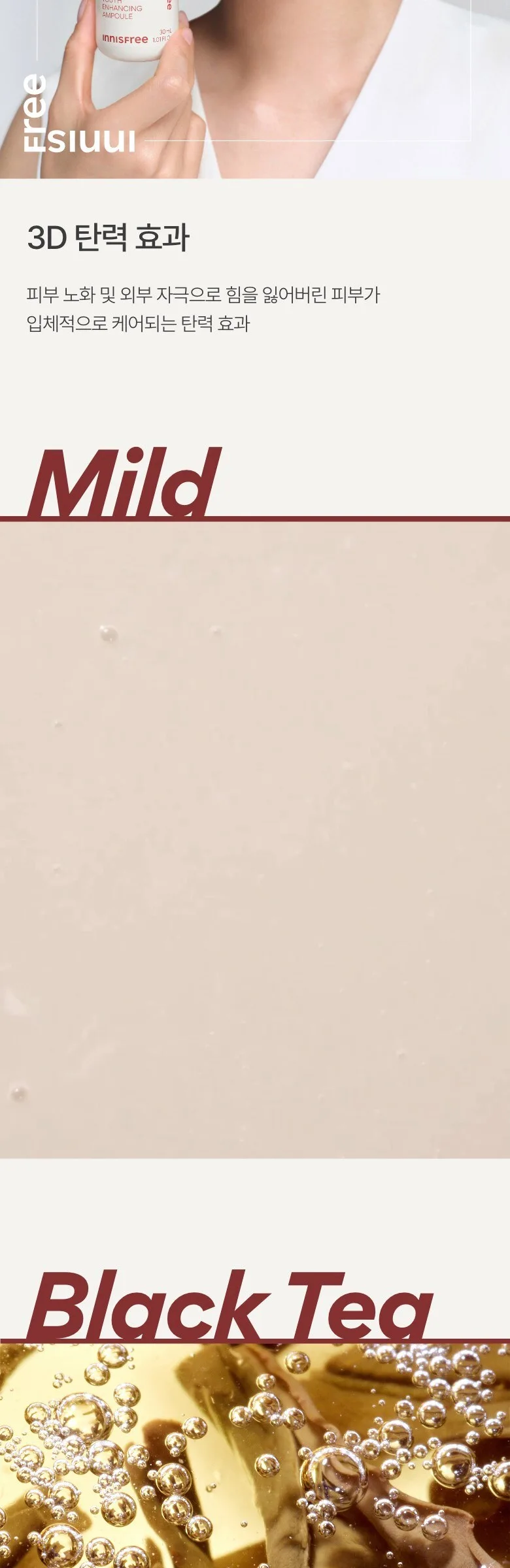 INNISFREE Black Tea Youth Enhancing Ampoule Special Set Detail