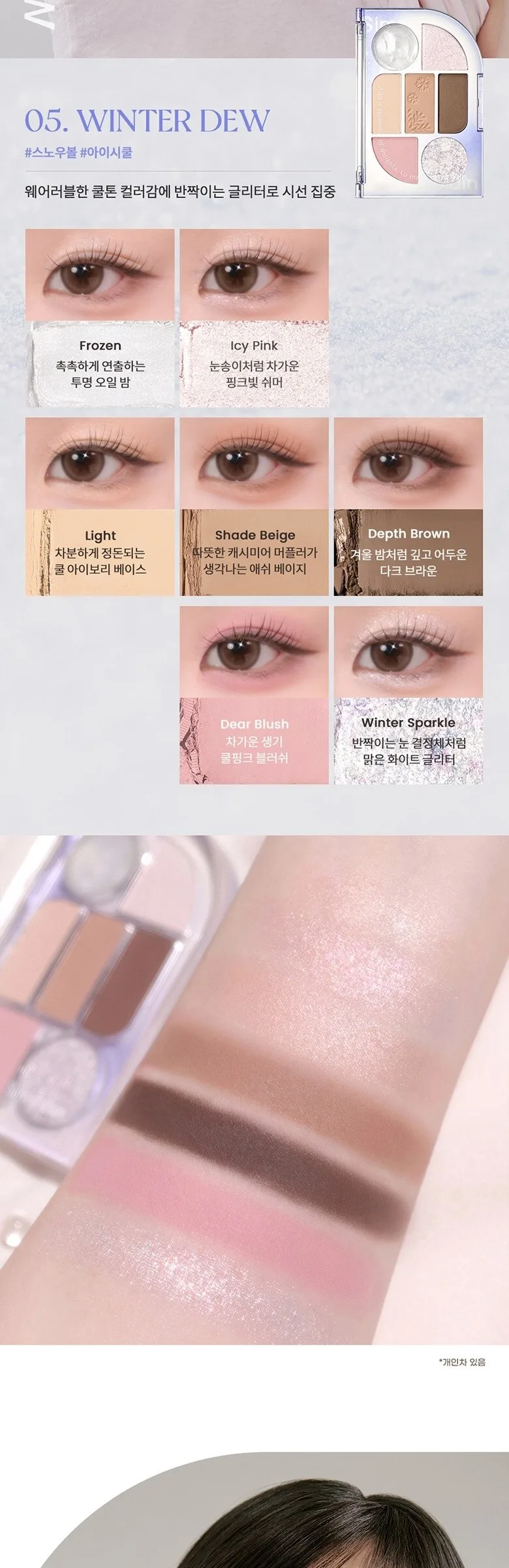 SIM;PLAIN Eye Palette Detail