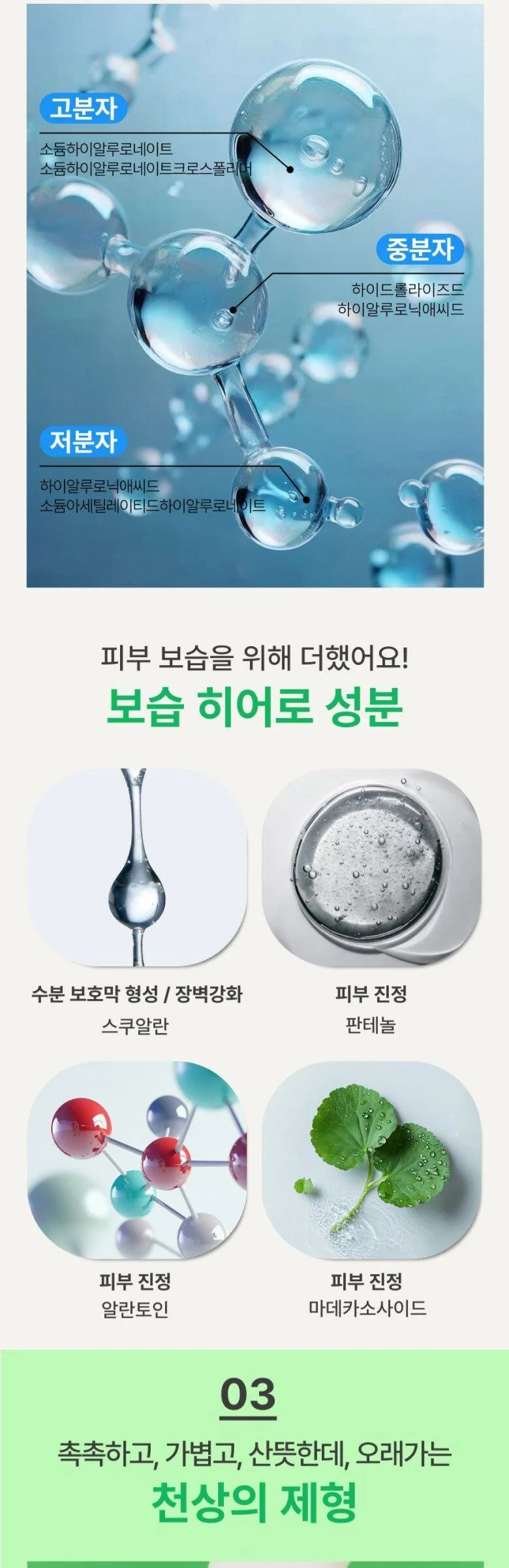 Innisfree Green Tea Hyaluronic Acid Skincare 3pcs Set Detail