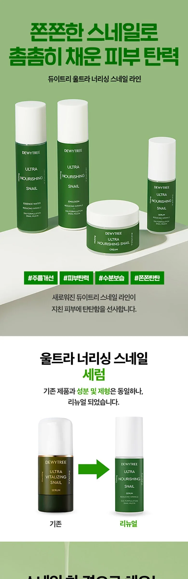 DEWYTREE Ultra Nourishing Snail Serum 70 ml Detail