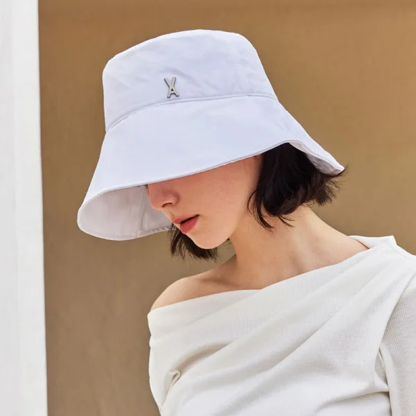 VARZAR VA Stud Solarshield Bucket Hat White
