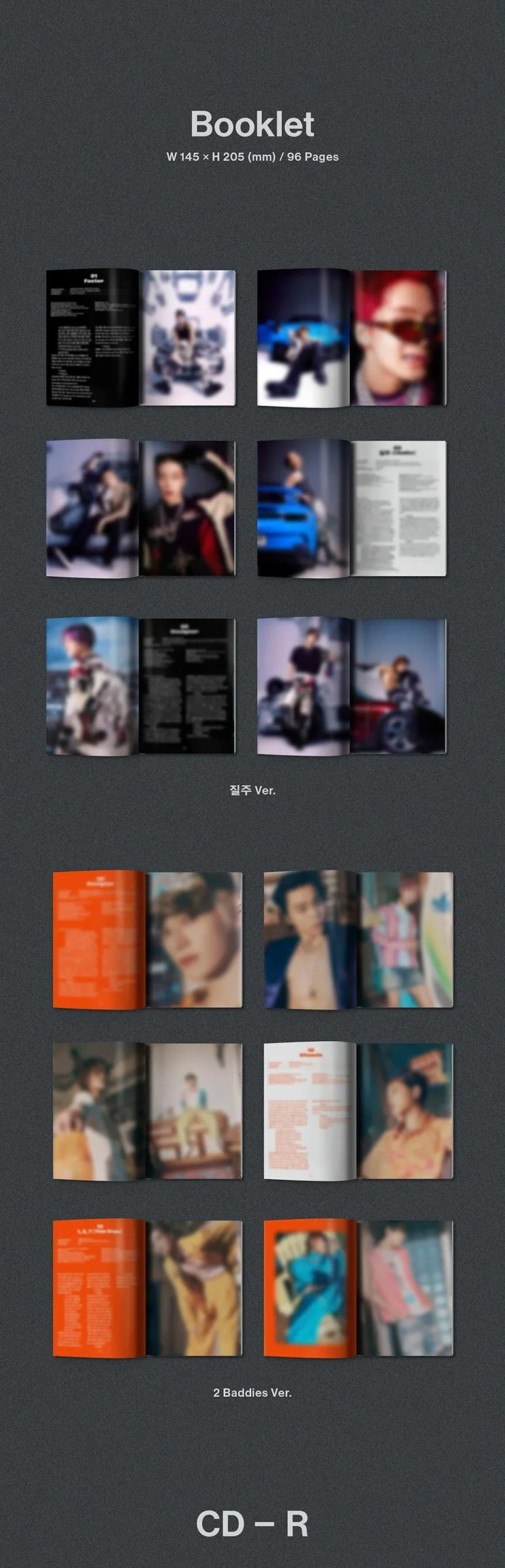 NCT 127 – 4th Full Album 2 Baddies (Photobook Version, Random) Detail