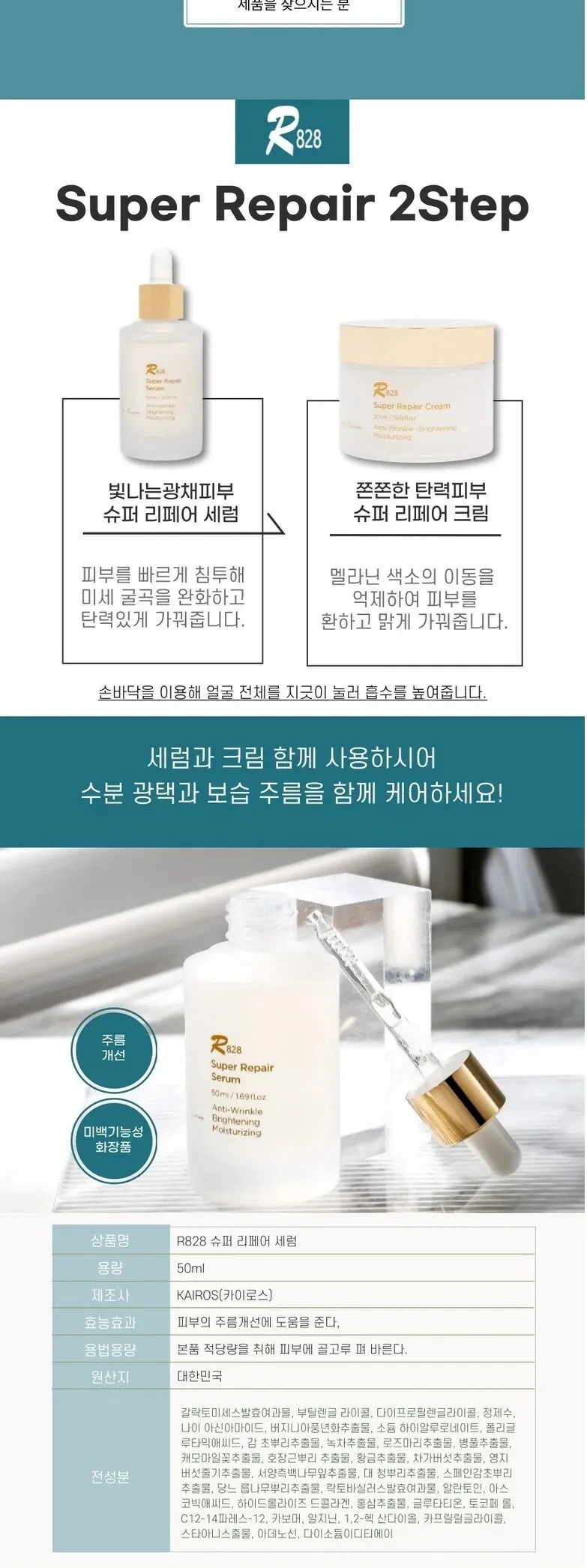 R828 Super Repair Serum 100ml Detail