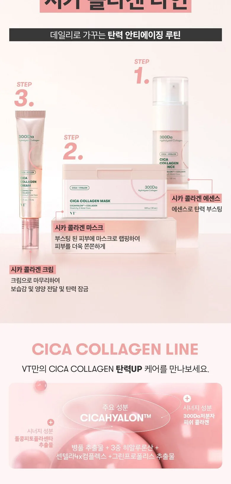 VT Cosmetics Cica Collagen Cream 30ml Detail