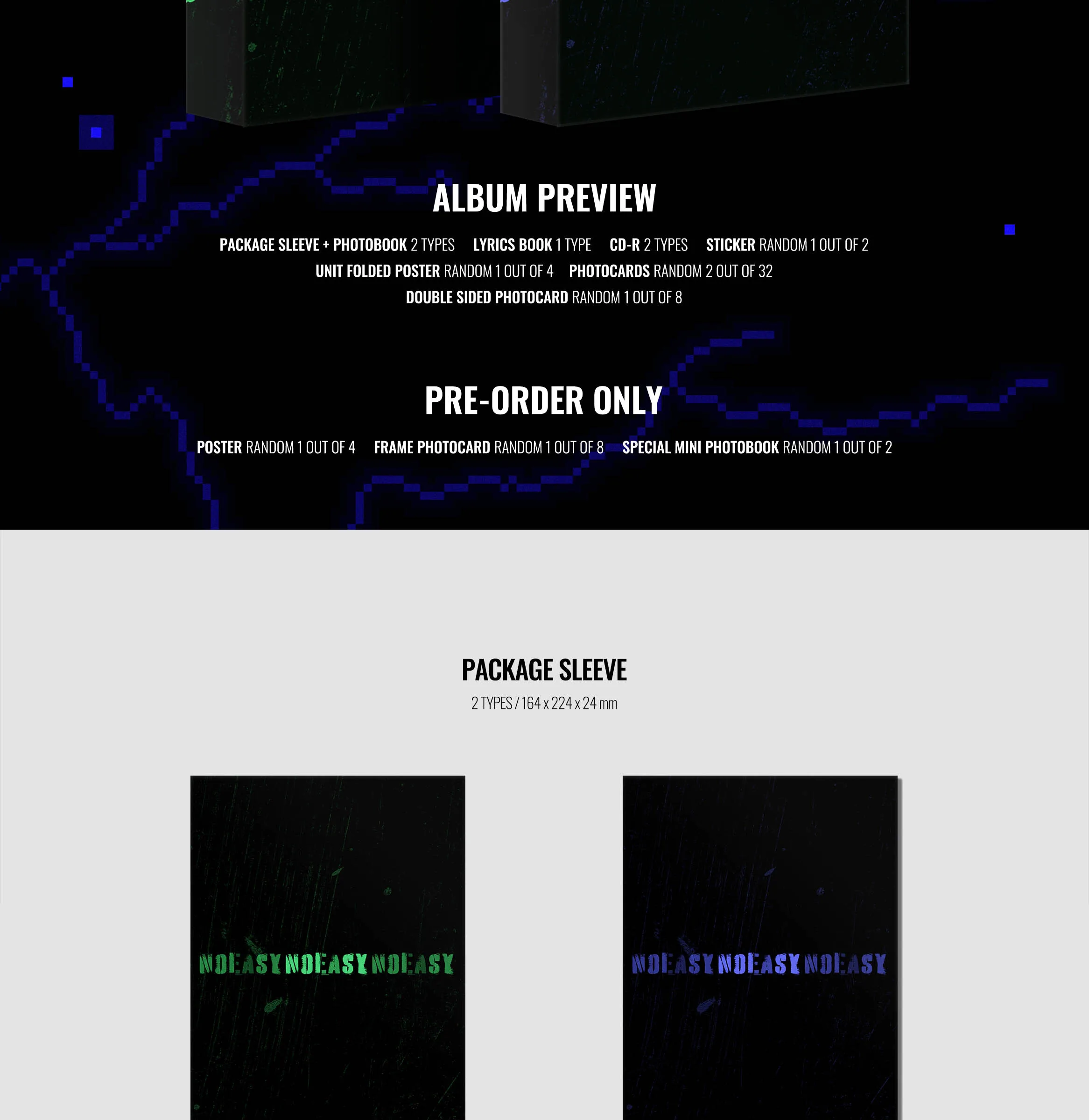 Stray Kids – NOEASY 2nd Full Album (Regular Edition, Random Version) – Stray Kids Official Album Detail