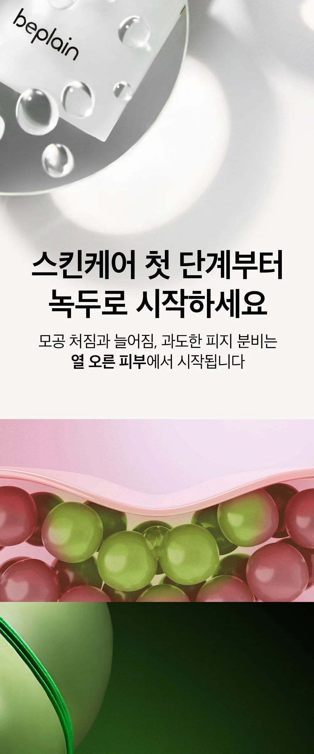 beplain Mung Bean Pore Clearing LHA Toner 265ml Detail