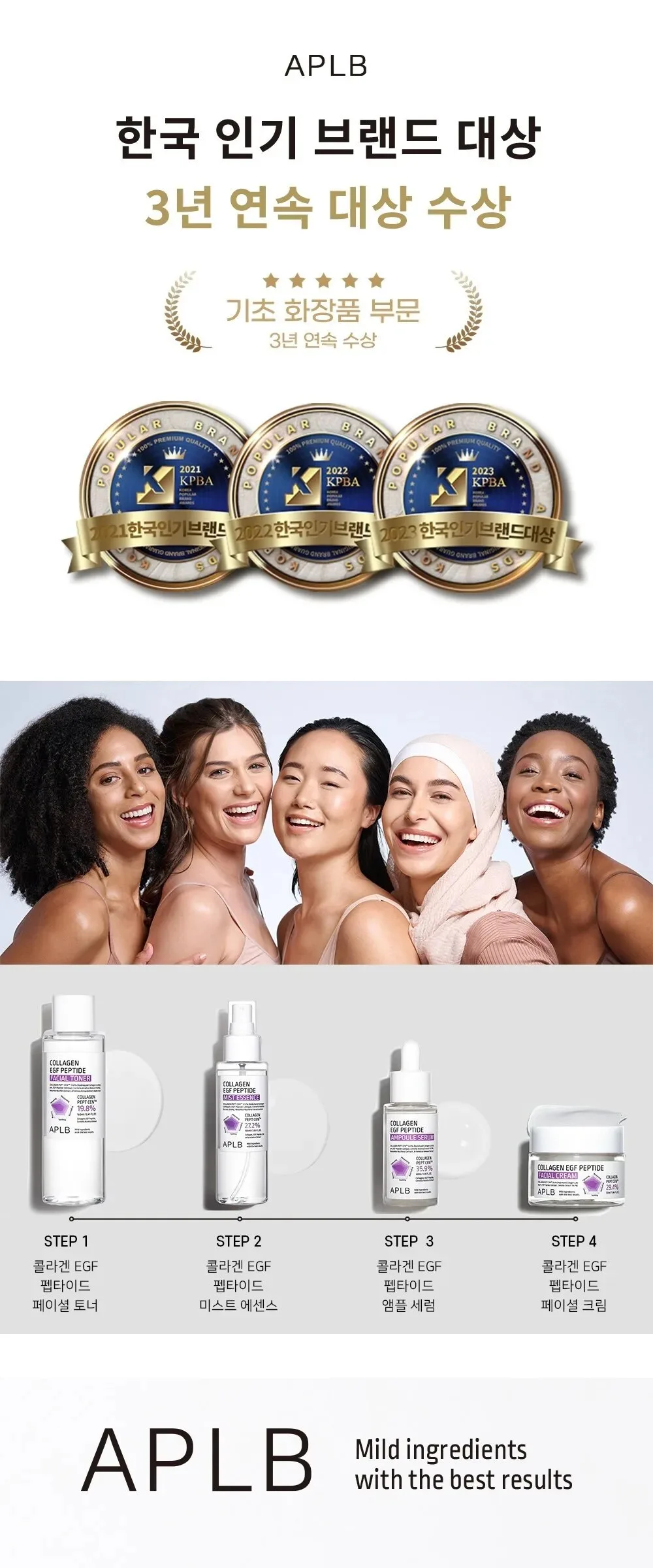 APLB Collagen EGF Peptide Facial Toner Detail