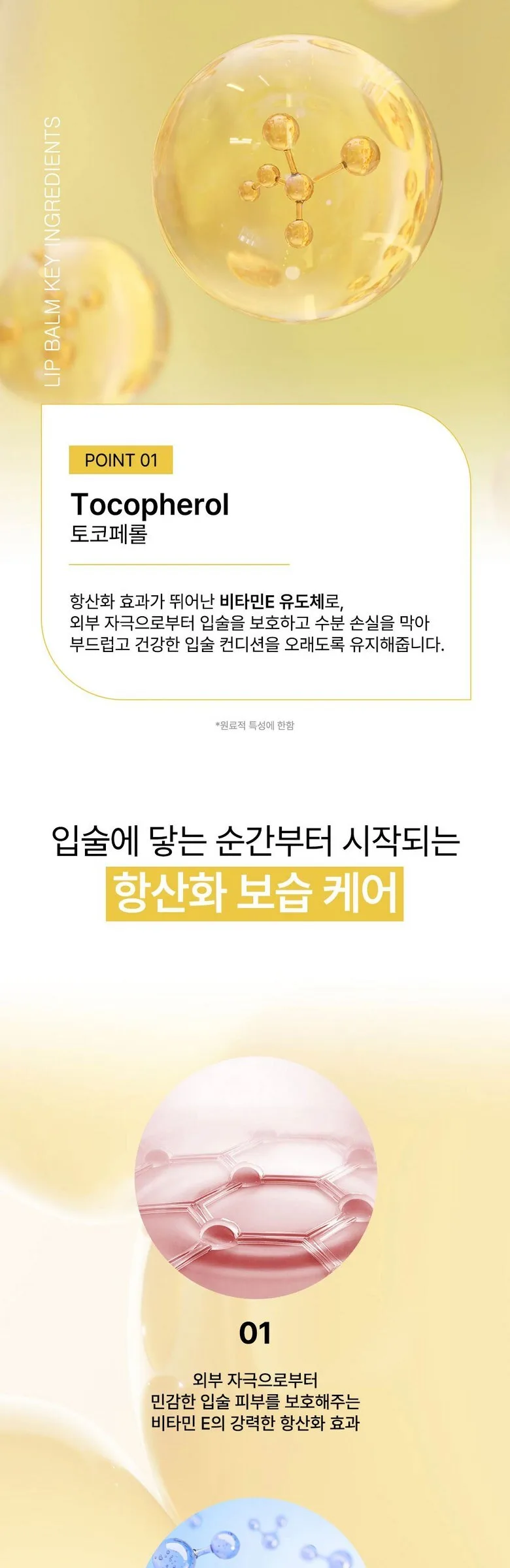 GONGSKIN Tocopherol Lip Balm 10ml Detail