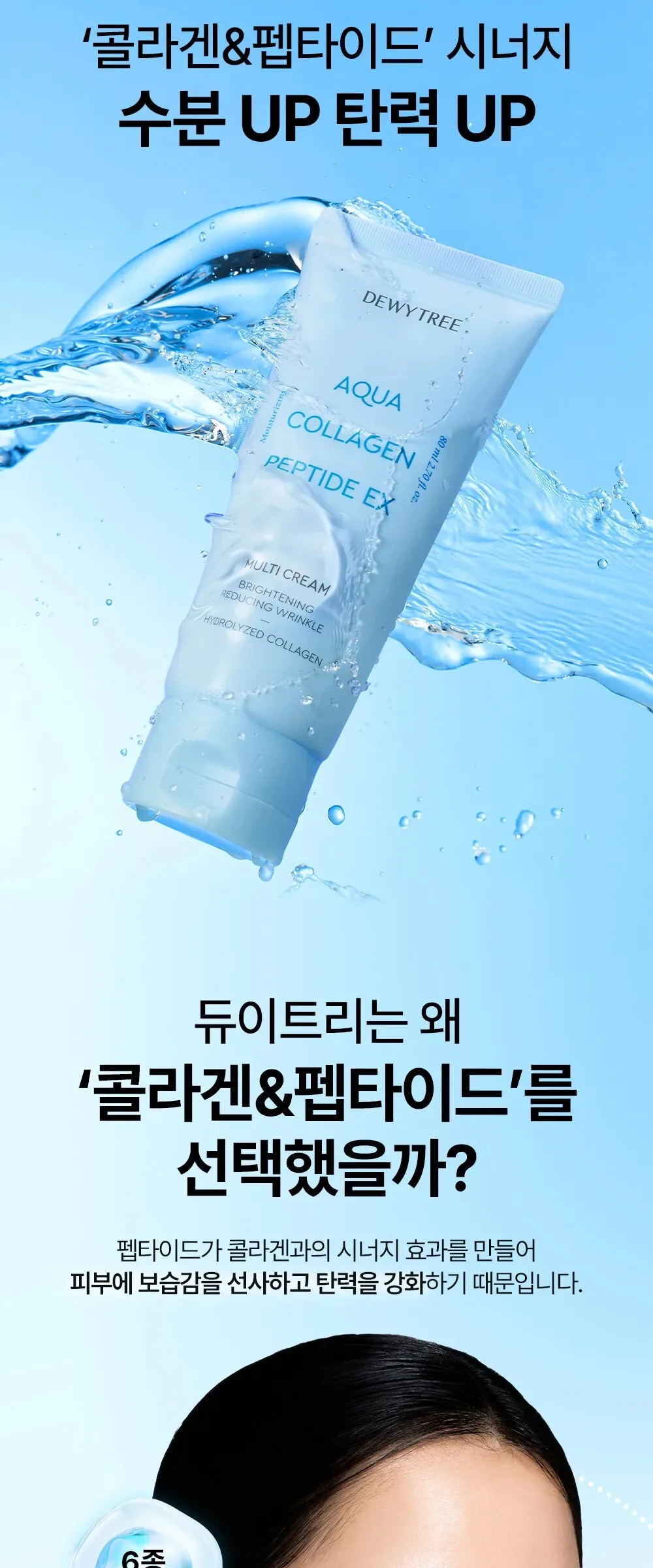 DEWYTREE  Aqua Collagen Peptide EX Multi Cream 80ml Detail