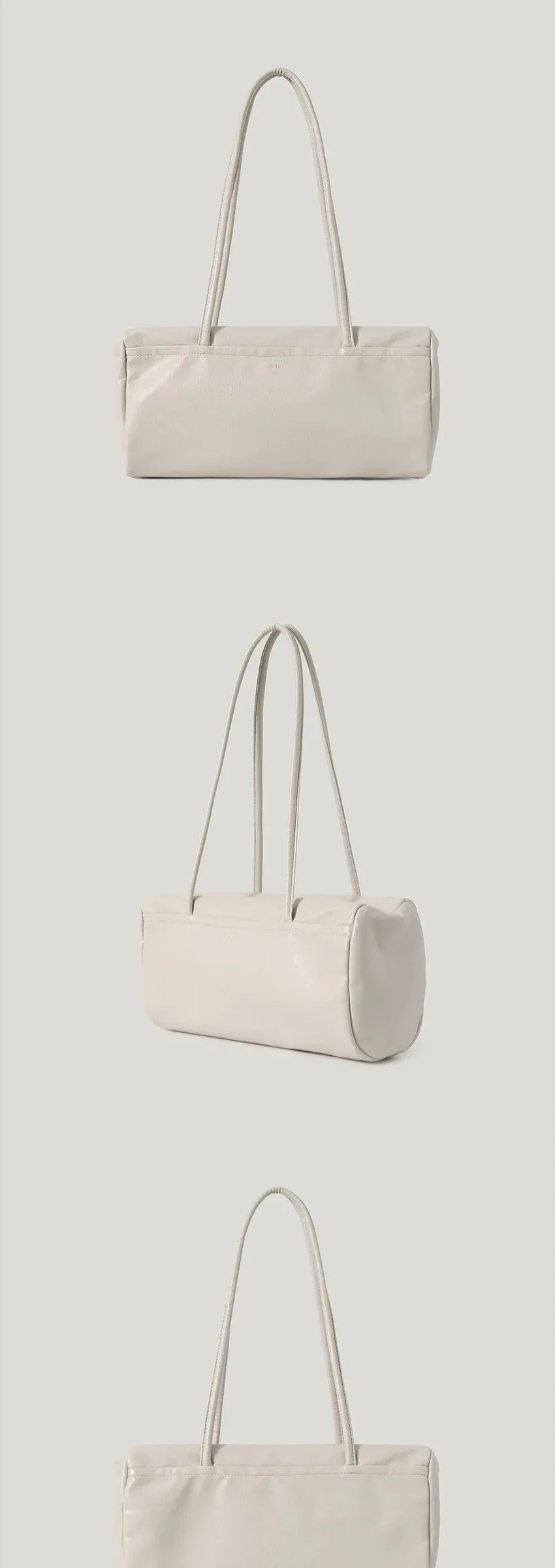 OVHEE Arlo Bowling Shoulder Bag – Ivory Detail