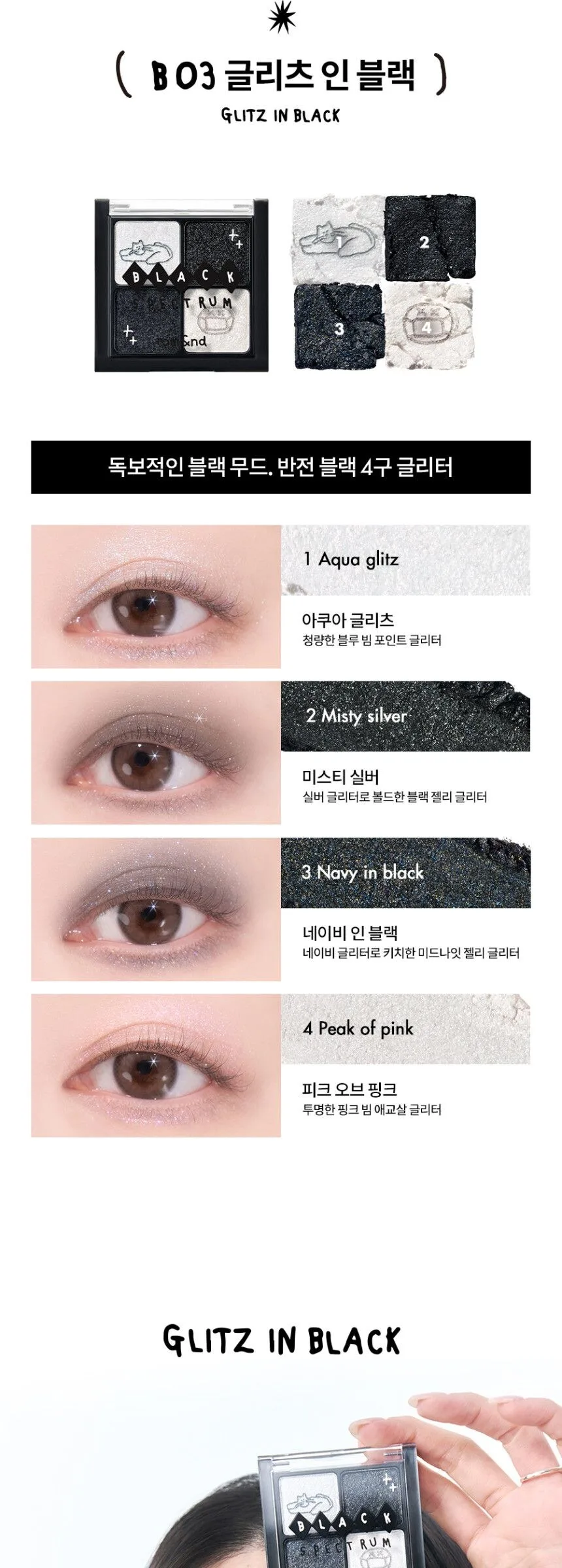 Rom&nd Better Than Eyes Eye Palette Detail