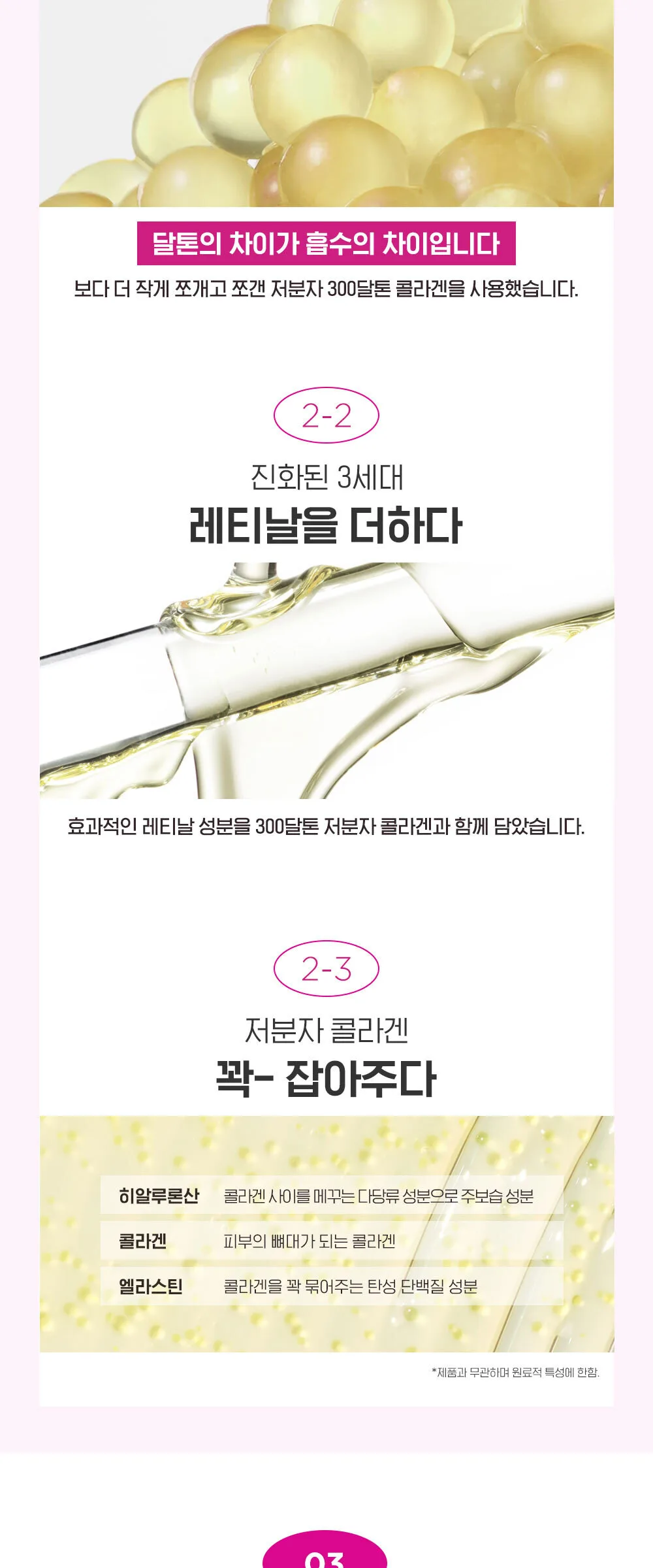 CKD Retinocollagen Low Molecular 300 Pore Elasticity Mask 31g*4+1sheets Detail