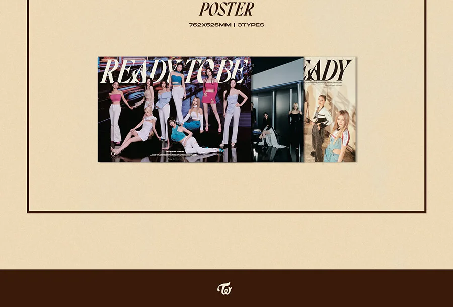 TWICE – Mini Album 12th READY TO BE (Random Version) Detail