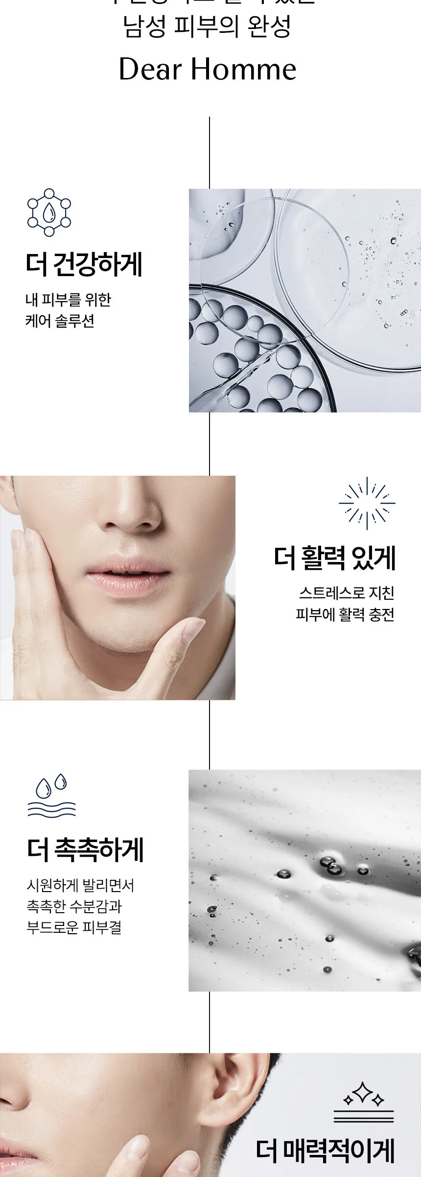SU:M37 Dear Homme Perfect Toner 130ml Detail