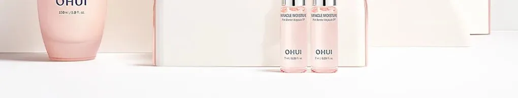 OHUI Miracle Moisture Pink Barrier Ampoule 777 7ml x 7ea Detail