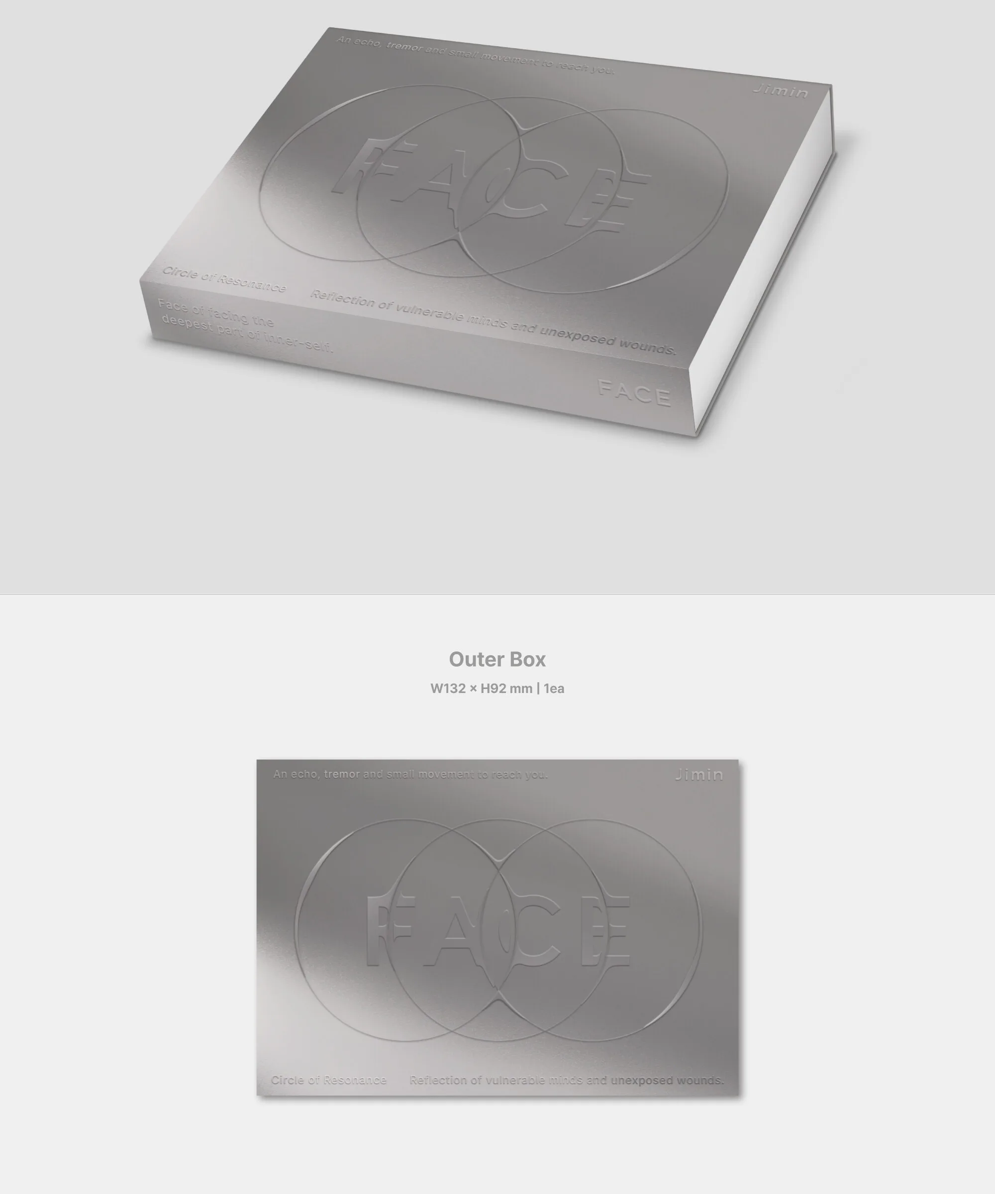 Jimin (BTS) – FACE (Weverse Albums ver.) Detail