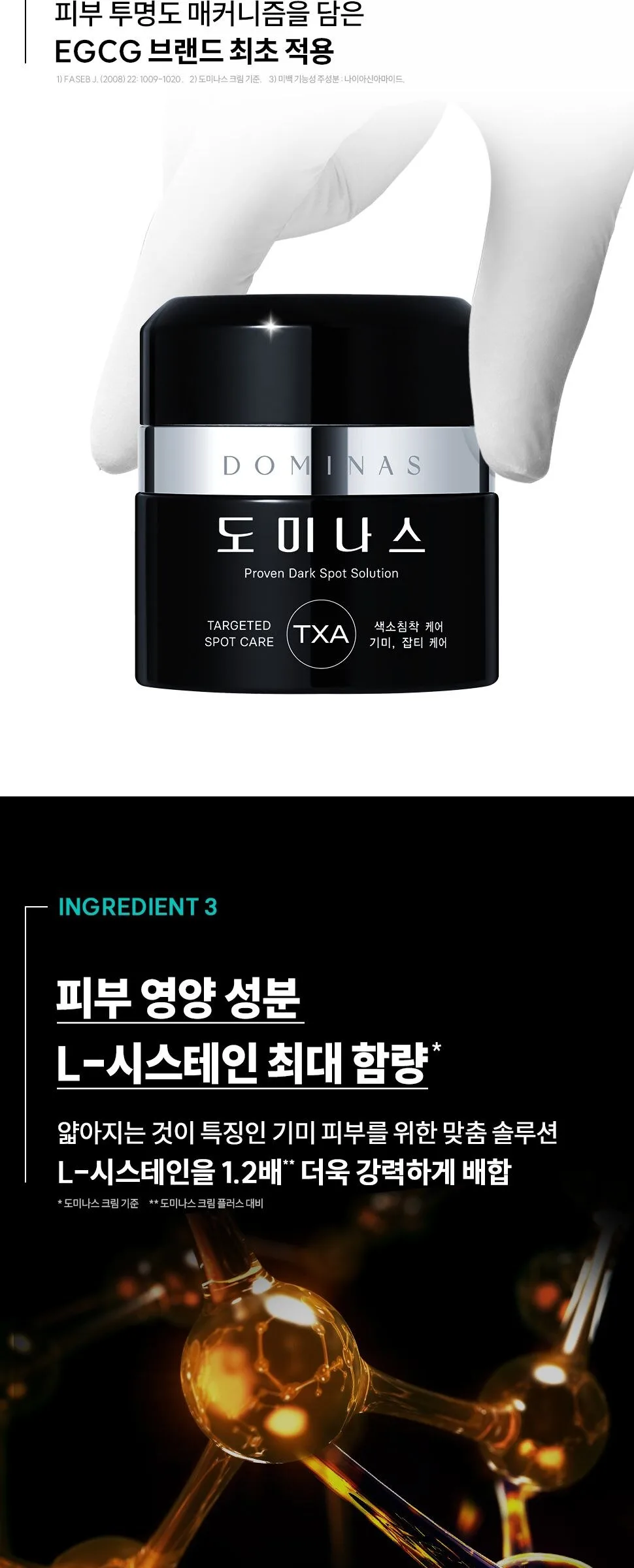 TG Dominas Cream 6XP 50g  Melasma, Pigmentation, Skin Barrier Detail