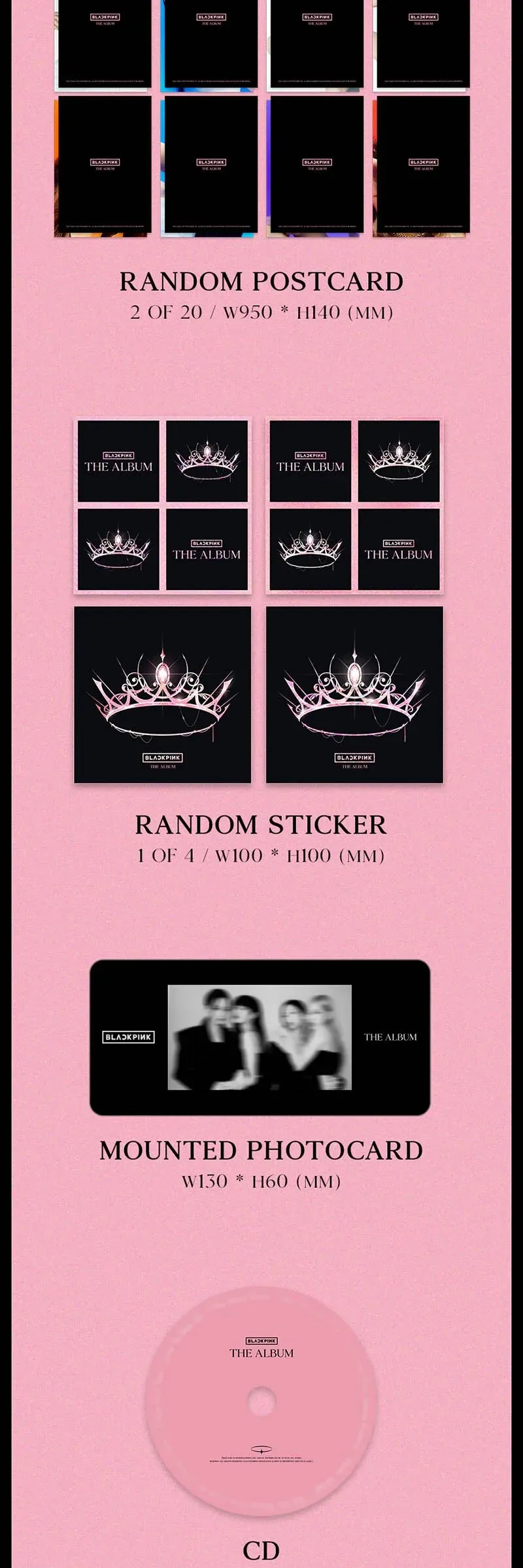 BLACKPINK – THE ALBUM (1st Full Album) Version 2 – BLACKPINK Official Detail